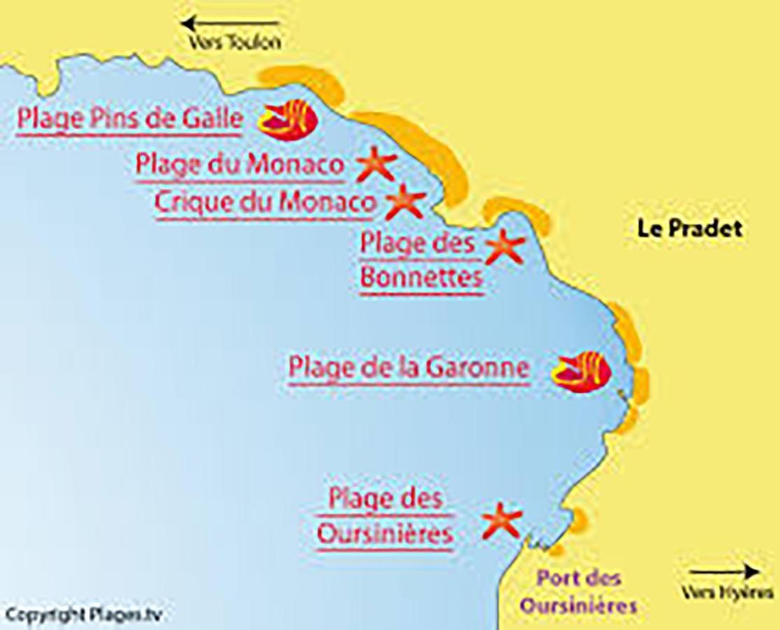 Mer Et Calme Le Pradet Exterior foto